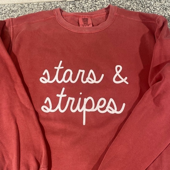Comfort Colors Tops - Stars and Stripes Sweatshirt